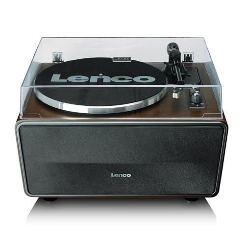 Lenco LS-470WA Platine Vinyle Tout-en-Un avec Haut-Parleurs Intégrés (80W), Bluetooth, Entraînement par Courroie, et Cellule Audio Technica – Finition Noix Élégante - Les Beatles, Paul McCartney, John Lennon, RIngo Starr, George Harrison Lenco LS-470WA Platine Vinyle Tout-en-Un avec Haut-Parleurs Intégrés (80W), Bluetooth, Entraînement par Courroie, et Cellule Audio Technica - Finition Noix Élégante