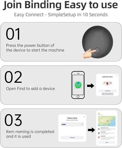 GPS Tracker for Dogs, Smart Collar with Real-Time Location - Pet Location Tracker with Holder, No Monthly Fee/No SIM Card, Works with iOS Find My, Ultra-Slim, IP68 Waterproof, Reliable Performance — view 6