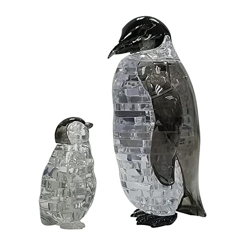 BePuzzled | Penguin and Baby Original 3D Crystal Puzzle, Ages 12 and Up