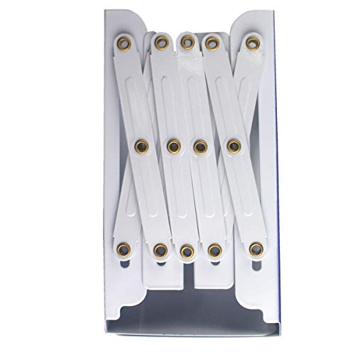 Adjustable Bookend Metal Dinosaur Pattern Bookends Non-Skid Heavy Duty Book Holder Stand Hold Books,Magazines,Cookbooks(5.7''X3.9''X7.4'') (Blue-Red) #TOP3