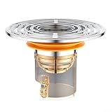 【Conception de prévention des odeurs】 : drain de sol équipé d'un noyau de piège à odeurs pour prévenir efficacement les odeurs désagréables de salle de bain en scellant les ouvertures de drainage tout en maintenant un écoulement d'eau lisse, favorisant un environnement intérieur frais et réduisant le risque de croissance.