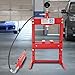 10 T Hydraulic Shop Press 10T/22046lbs H-Frame, 3-Hold Adjustable Height with Pressure Gauge 10 Ton Hydraulic Press for Garage or Professional Users 22.64x18.11x29.92in