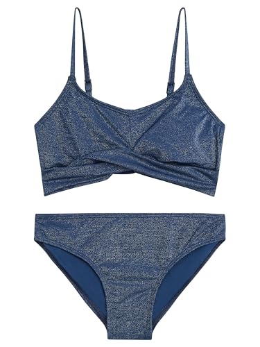 Kanu Surf Girls' Gracie Beach Sport UPF 50 Sparkle Bikini