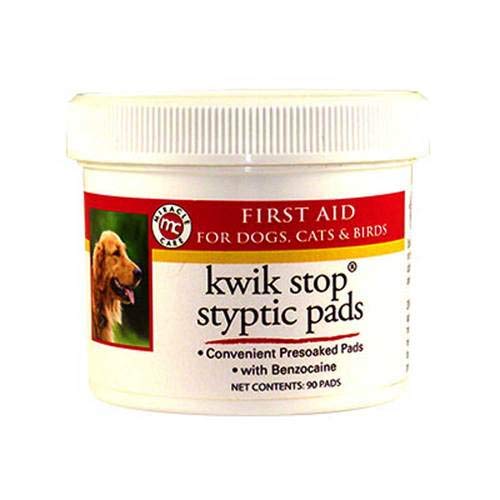 Miracle Care Kwik Stop Styptic Pads with Benzocaine, 90ct