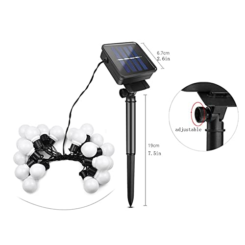 Luces solares LED G50 blancas 16 ft para exterior miniatura 4