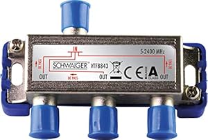 Schwaiger VTF8843 3-Fach Satelliten-Verteiler