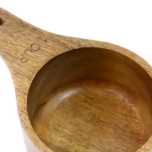 Cuchara medidora de madera para café y especias miniatura 6