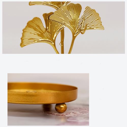 Vintage Jewelry Tree Stand Gold Keychain Display Small Necklace Holder - image 5