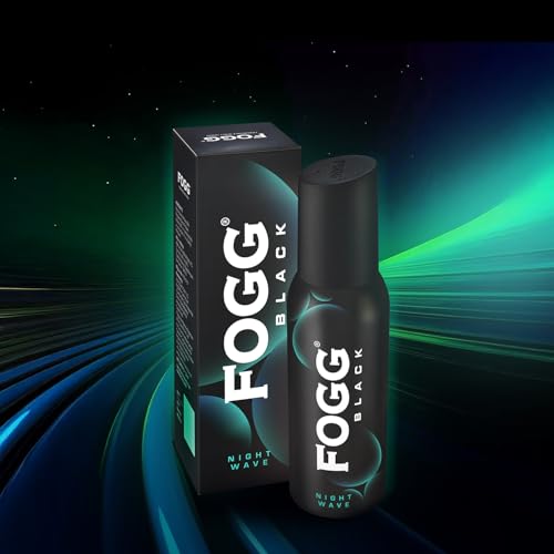 Image of Fogg Black Night Wave |No Gas| Long Lasting Perfume Deodorant Spray for Men & Women-120 ML
