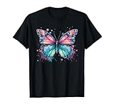 Butterfly Watercolor Design – Boho Aesthetic Art T-Shirt