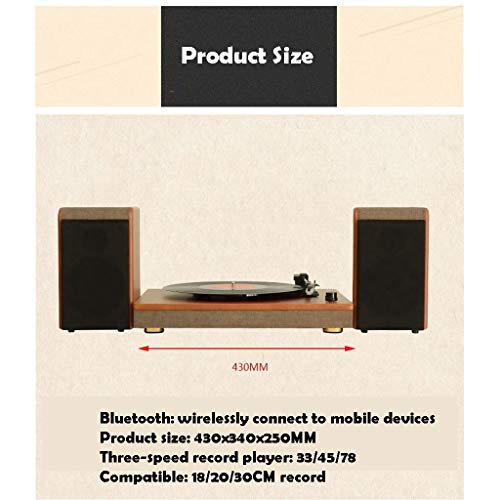 Platine Vinyle avec Combinaison De Haut-parleurs, Tourne Disque Vinyle De Phonographe Vintage, Support Trois Vitesses… - Les Beatles, Paul McCartney, John Lennon, RIngo Starr, George Harrison Platine Vinyle avec Combinaison De Haut-parleurs, Tourne Disque Vinyle De Phonographe Vintage, Support Trois Vitesses… – Image 3