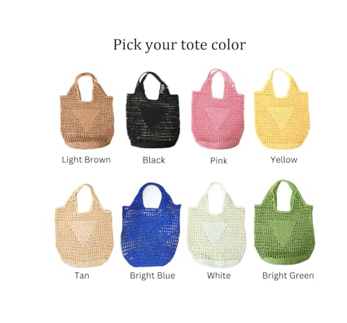 Bolso de playa grande tejido para mujer miniatura 2