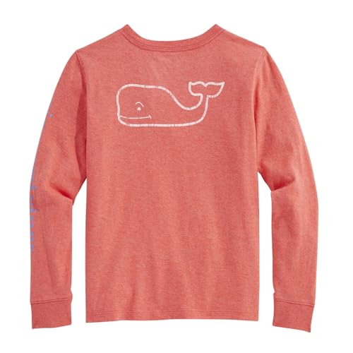 Image of Vineyard Vines Girls Vintage Whale Long-Sleeve Pocket Tee