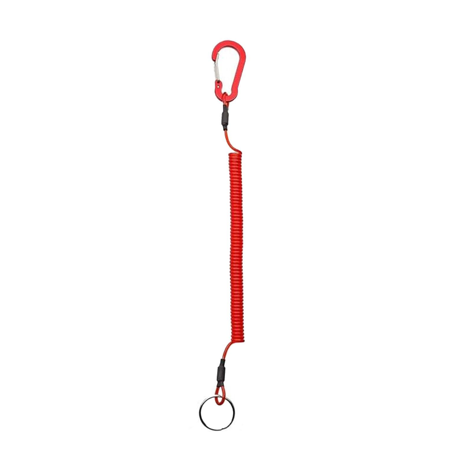 calandis CALANDIS™ Retractable Safe Coiled Lanyard Fishing Lanyards for Cycling Climbing Tackle red | Fly Fishing Accessories | Fishing Equipment | Fishing-picture-44