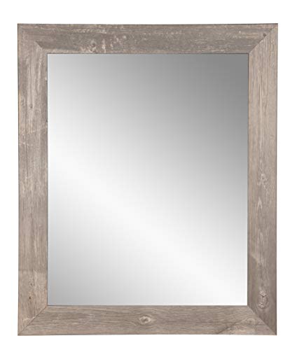 BrandtWorks BM041L3 Urban Frontier Barnwood Wall Mirror, 32 x 55, Brown