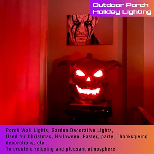 Image of E12 Candelabra Red Light Bulbs for Sleep, E12 Red Night Light Bulb,3w 300lm | Blue Light Blocking 25w-40w Equivalent, 625nm Red Light for Bedroom Porch Christmas Holiday Festival, Non-Dimmable, 2 Pack