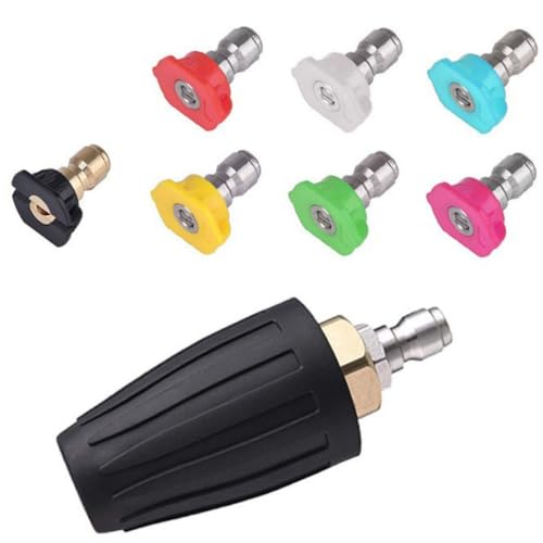 Quirix ��]�m�Y��4.0GPM���͍������@�^�[�{4000PSI 1/4in��]�X�v���[�`�b�v�N�C�b�N�R�l�N�g�N���[�j���O�c�[��