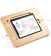 AFOOYO 竹製タブレットスタンド　iPadスタンド　12.9インチ Amazon.com: AFOOYO Bamboo Tablet Drawing Stand - Portable