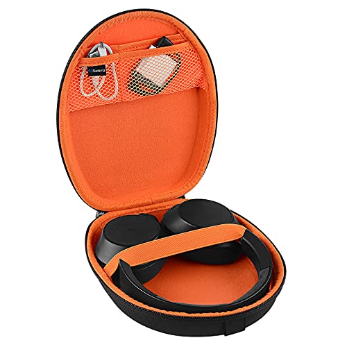 Geekria Shield Headphones Case Compatible with Plantronics HW520, Voyager 4320, Blackwire C5220, Replacement Protective Hard Shell Travel Carrying Bag with Accessories Storage (Black) - Image 2