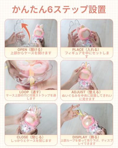 GoingMeta『ラブブエキサイティング・マカロン立ち姿専用クリアケース』