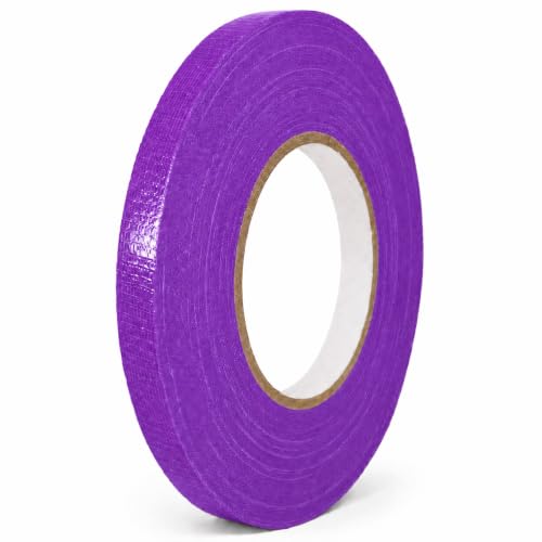 Image of GGR Supplies CDT-36 Industrial Grade Cloth Duct Tape, Purple 1 /2 Inch x 60 Yards, Waterproof UV Resistant Heavy Duty, Clean Removal with No Sticky Residue for Repairs, Packaging, and Bundling