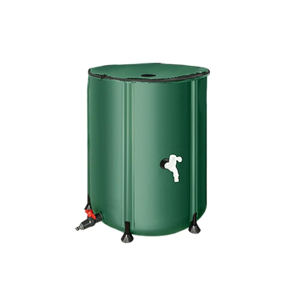 Baril d'eau extra-large 380L contre la sécheresse au jardin avec robinet