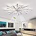 Ventilateur De Plafond WDENI Avec Lumières, 41.3in 120w, Télécommande 3 Températures De Couleur, 6 Lumière De Ventilateur De Vitesse Du Vent À Engrenages, Ventilateur Pour Chambre À Coucher, Salon