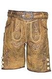 Country Maddox Kurze Kinder Lederhose Hänsel-G heu alt Größe 92