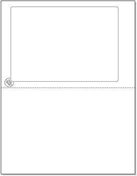 NextDayLabels - Click Ship Integrated Sticker with Tear Off Receipt, Designed for Printing Online Labels. 8-1/2"x11" with one Label 6.8125" x 4.75", Use for USPS, Ebay, Paypal, Etsy, ETC. 50 Labels