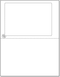 NextDayLabels - Click Ship Integrated Sticker with Tear Off Receipt, Designed for Printing Online Labels. 8-1/2"x11" with one Label 6.8125" x 4.75", Use for USPS, Ebay, Paypal, Etsy, ETC. (50 Labels)