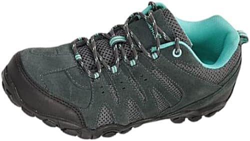 Mountain Warehouse Outdoor Womens Hiking Shoes Walking Sneakers Petrol Blue Womens Shoe Size 7 US