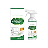 ROVIA Kitchen Appliance Cleaner Spray, Multi-Purpose Cabinet Cleaner All in One, Kitchen Cabinet Cleaner for Stove Oven Range Hood Countertop, No Rinse No Scratch, 120ml/4oz (1PC)