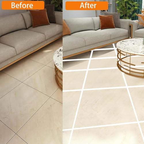 GORGECRAFT 5 m X 10mm Selbstklebende Zierleiste Zum Abziehen Und Aufkleben Flexible Selbstklebende Zierstreifen Weiße Bodenkanten Zierleiste Dichtungslinie Für Laminatböden Fliesen Spiegel Wände Ecke