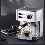 QJRGUY CUNTO TEmkin Household Espresso Maker Semi Automatic Pump Type Machine Manual Fancy Coffee (50Hz) 1050W 20Bar Pressure Stainless Steel - Image 6