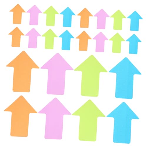 Angoily 24pcs Rug Markers Safe Nylon Floor Stickers for Basketball Hockey Soccer Gym Training