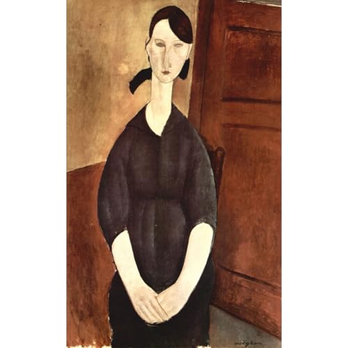 Impression sur toile Modigliani Portrait de Paulette Jourdain ARTICULOZY 101x127 cm