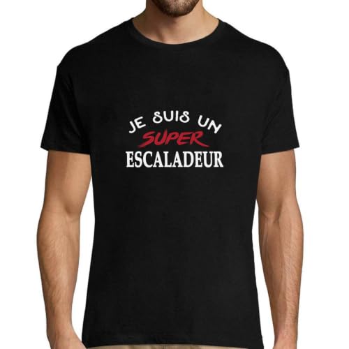 T-shirt homme escaladeur super 1 imprimé en France de qualité