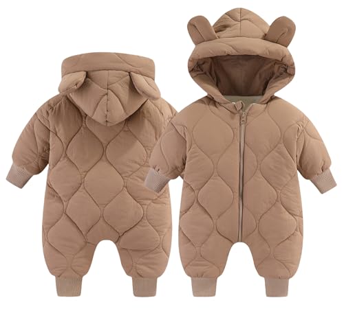 Barboteuse manches longues bébé Maeau fini le froid avec cette combinaison de neige