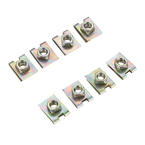 Clips M6 type U de vitesse pour fixation de garde-boue de voiture en acier à ressort robuste