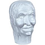 Floracraft Rsskullwit/6 Styrofoam Witch Eps Skull Bulk-White