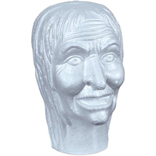 Floracraft RSSKULLWIT/6 Styrofoam Witch EPS Skull Bulk-White