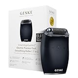 GESKE Electric Pumice Foot Smoothing Roller | 7 in 1 | Electric Foot File & Exfoliator | Long-Lasting Pumice Stone | for Smooth Feet | Advanced Callus Removal | Ideal for Your Pedicure Set