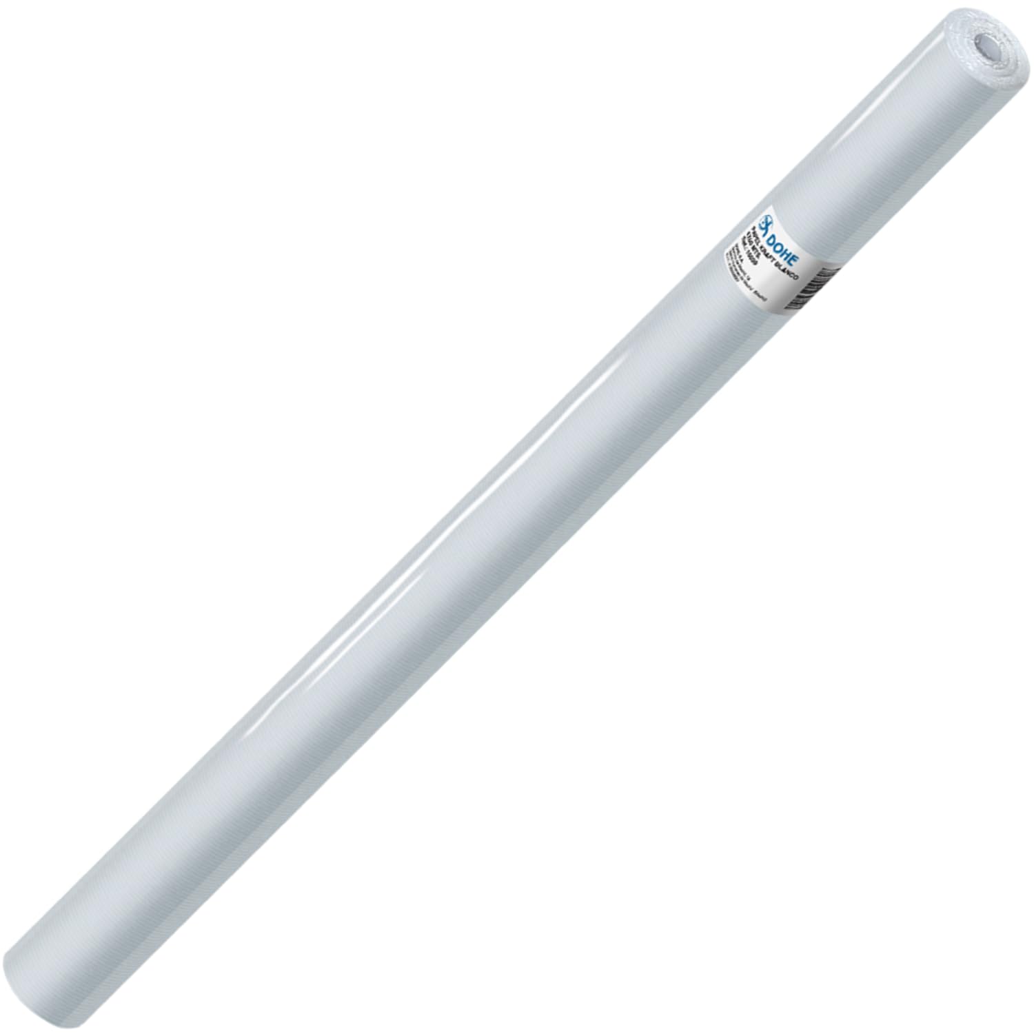 Dohe - White Kraft Paper Roll 100 cm x 50 m - 60 g/m², ECO: 100% Recycled Paper, Packaging & Shipping - Office Supplies
