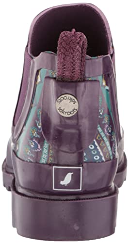 Sakroots Women's Rhyme Rain Boot, Violet Tapestry World, 7