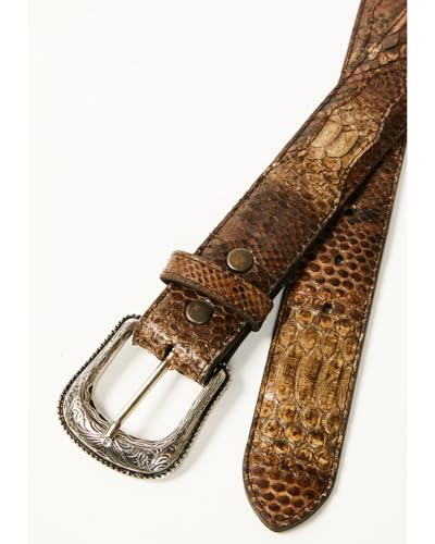 Cody James Men's Exotic Python Belly Belt - CJAHO24BT25-PYTH 362