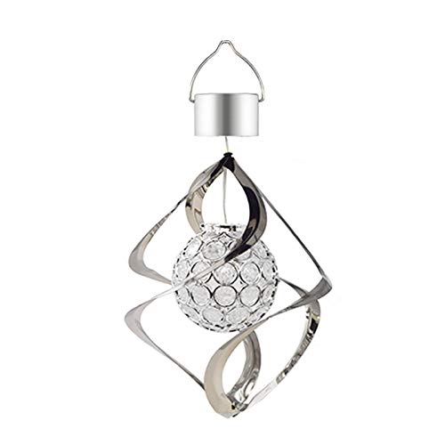 WSRRDRECVHi Stringa Di Luci Solari A LED, Per Esterni, Annaffiatoio Solare Da 7 Cm, Parte Superiore Di Ricambio Con Luci A Corda, Pannello Di Ricambio - 9