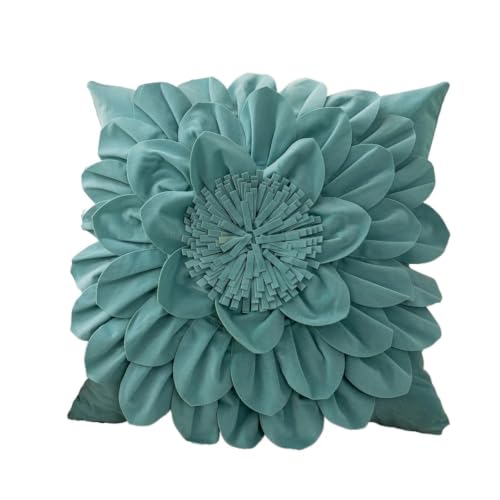 Image of LCKKJHG 3D Floral Cushion Cover Diameter 50cm Pillow Home Decoration Handmade Sofa Christmas Decorations(Color-11)