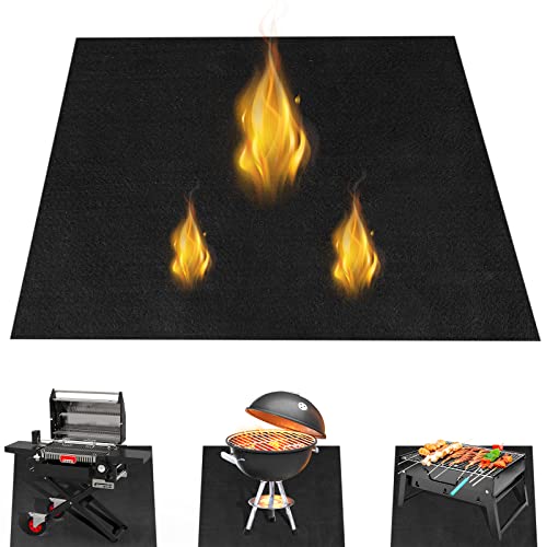 Wellehomi Flammhemmende Feuerfeste Unterlage, 100 * 100cm Großformat...