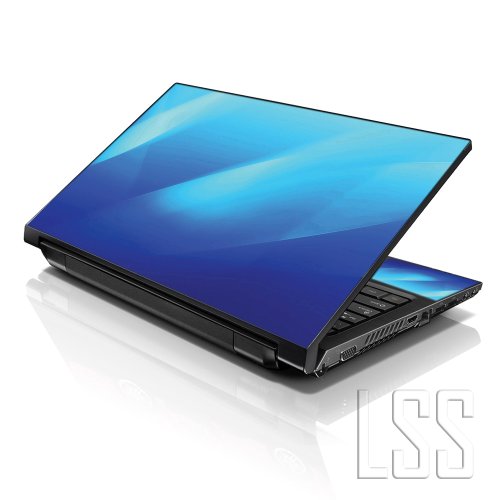 Image of LSS Laptop 15 15.6 Skin Cover with Colorful Waves Pattern for HP Dell Lenovo Apple Asus Acer Compaq - Fits 13.3 inch 14 inch 15.6 inch 16 inch (2 Wrist Pads Free)