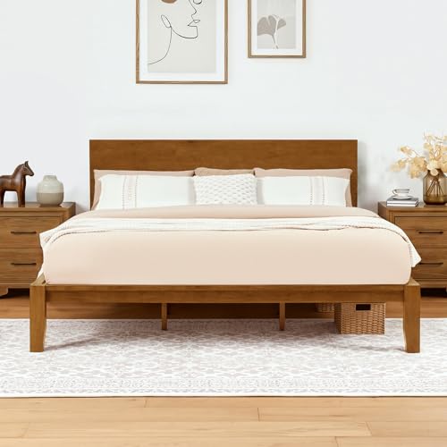 Softa King Japanese Joinery Bed Frame with Headboard